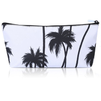 Our Time Beach Accessory Wallet - Black Palm