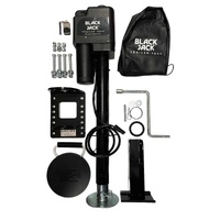 Black Jack Maxi Electric Trailer Jack (BJTJ-MAXI-1000) – 2,000kg Lift, 450mm Stroke, Remote & Folding Foot