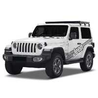 Front Runner Slimline II 1/2 Roof Rack Kit for Jeep Wrangler JL 2 Door 2018-On