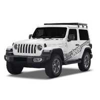 Front Runner Slimline II 1/2 Roof Rack Kit / Tall for Jeep Wrangler JL 2D 18-On