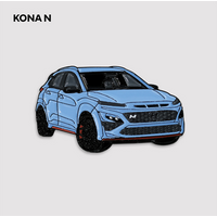 Genuine Hyundai Kona N Vehicle Pin Badge