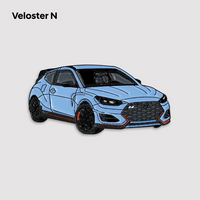 Genuine Hyundai Veloster N Vehicle Pin Badge