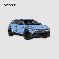 Genuine Hyundai IONIQ 5 N Vehicle Pin Badge